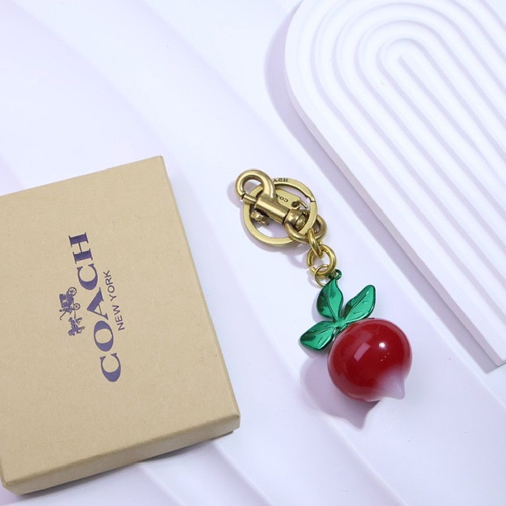 Coach Carrot Keychain Bag Charm - Picture 3 of 6